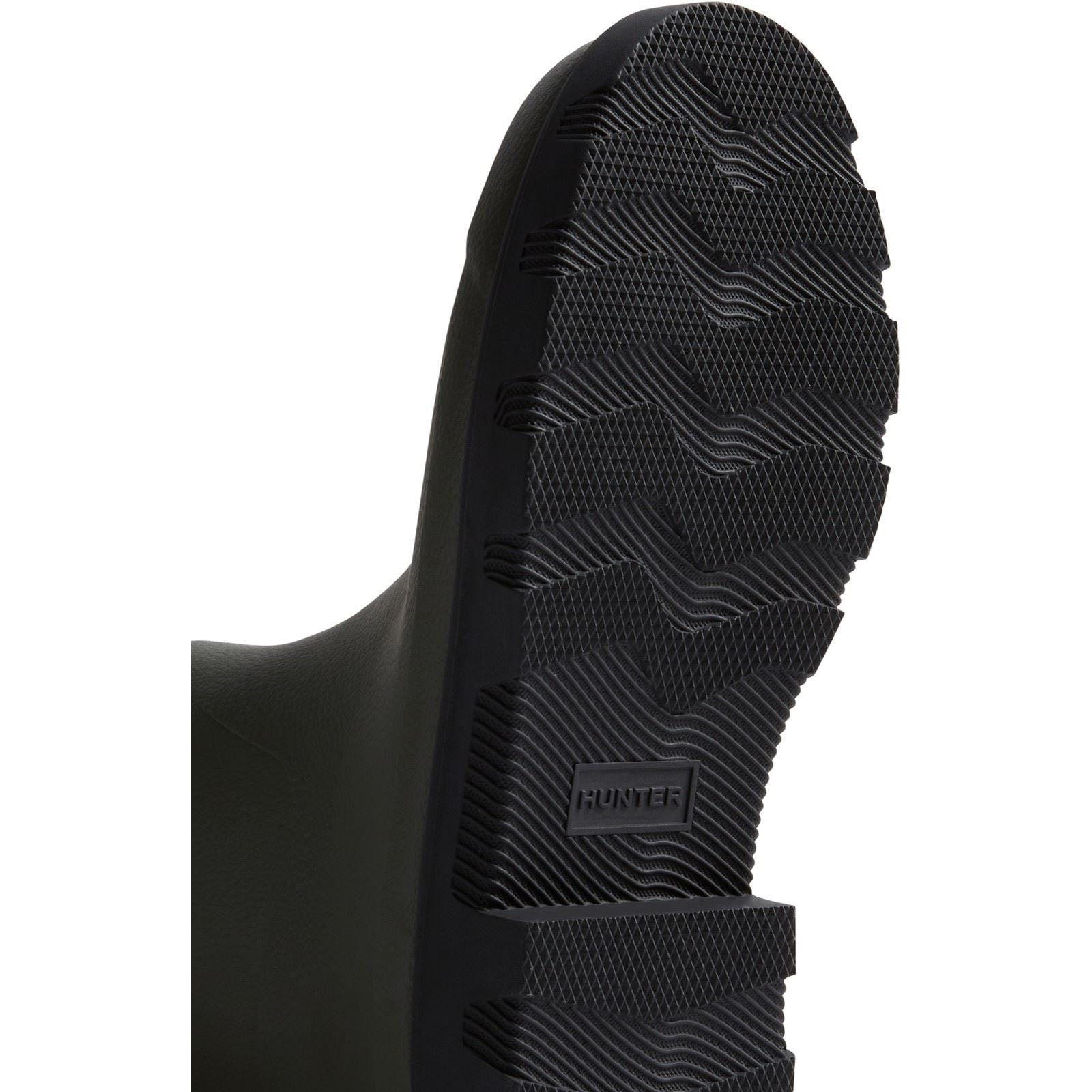 Hunter Downpour Adjustable Boot Bottes En Caoutchouc Pour Homme Vert Olive Foncé/Noir