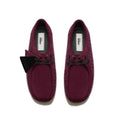 Clarks Originals Wallabee Chaussures Violettes Pour Femmes En Textile