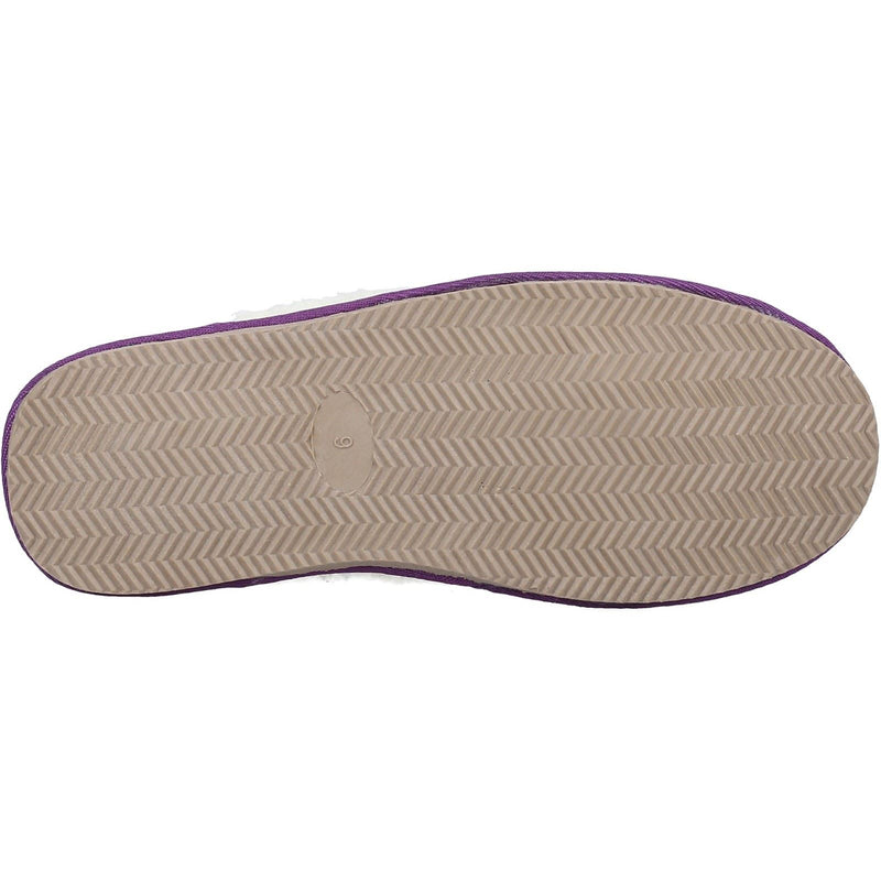 Hush Puppies Arianna Chaussons Violets En Daim Pour Femmes