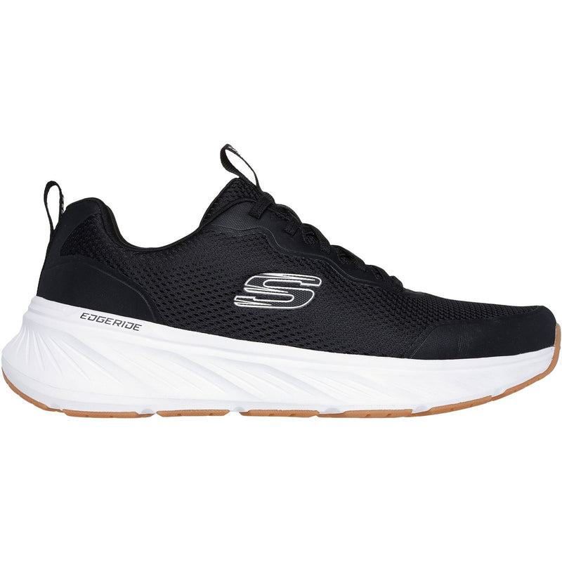 Skechers Edgeride Rekze Baskets Homme Noires/Blanches En Textile