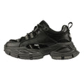 Buffalo Saturn Lace Baskets Noires Pour Femmes