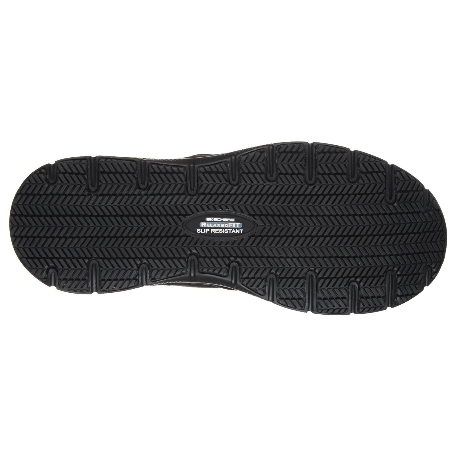 Skechers Workwear Flex Advantage Chaussures De Sécurité Noires En Synthétique Pour Hommes