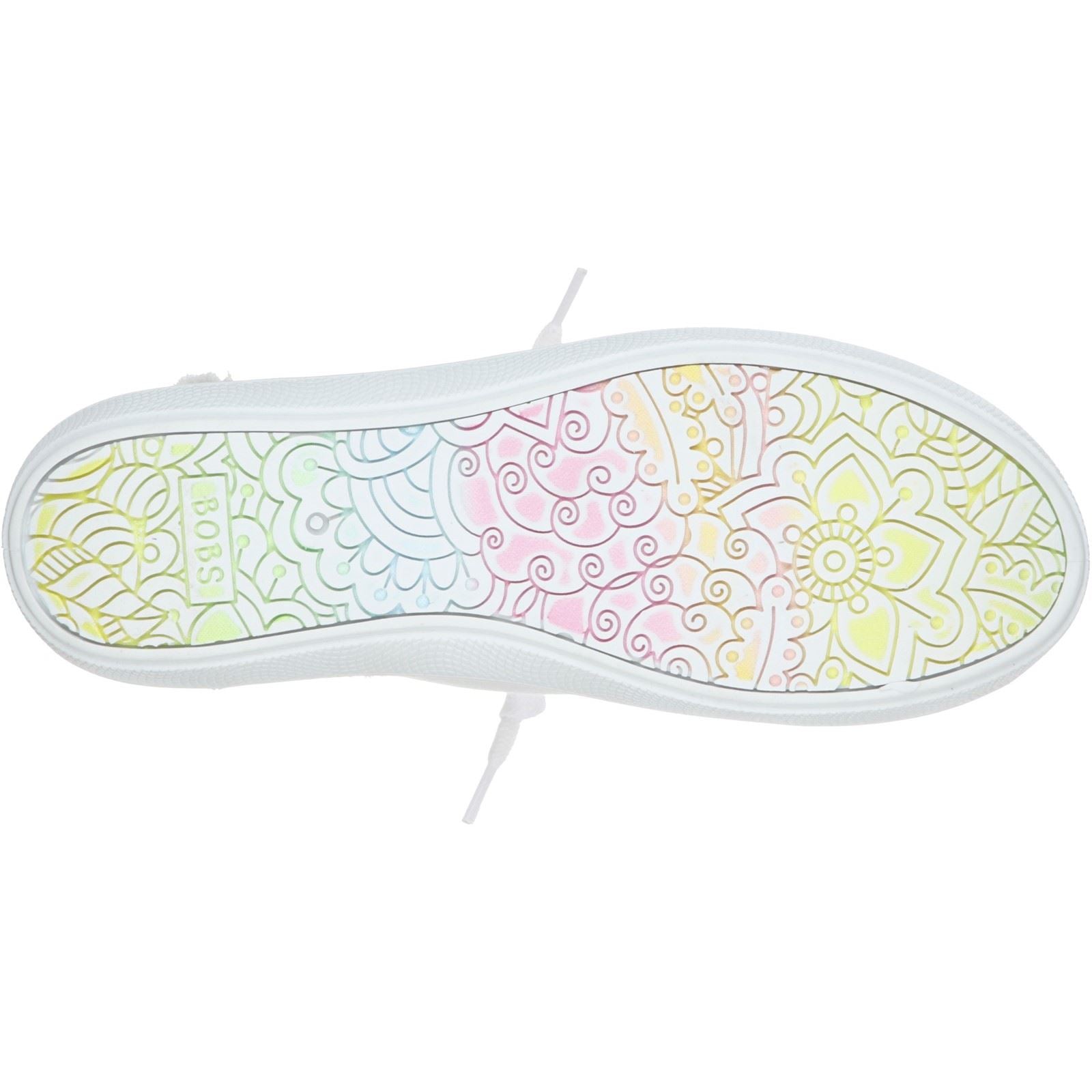 Skechers BOBS B Cute Baskets Blanches En Coton Pour Femmes