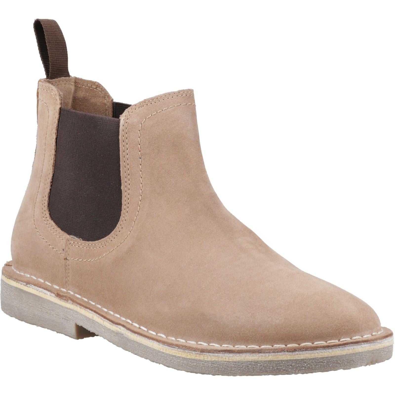 Hush Puppies Shaun Bottes En Daim Pour Homme, Couleur Sable