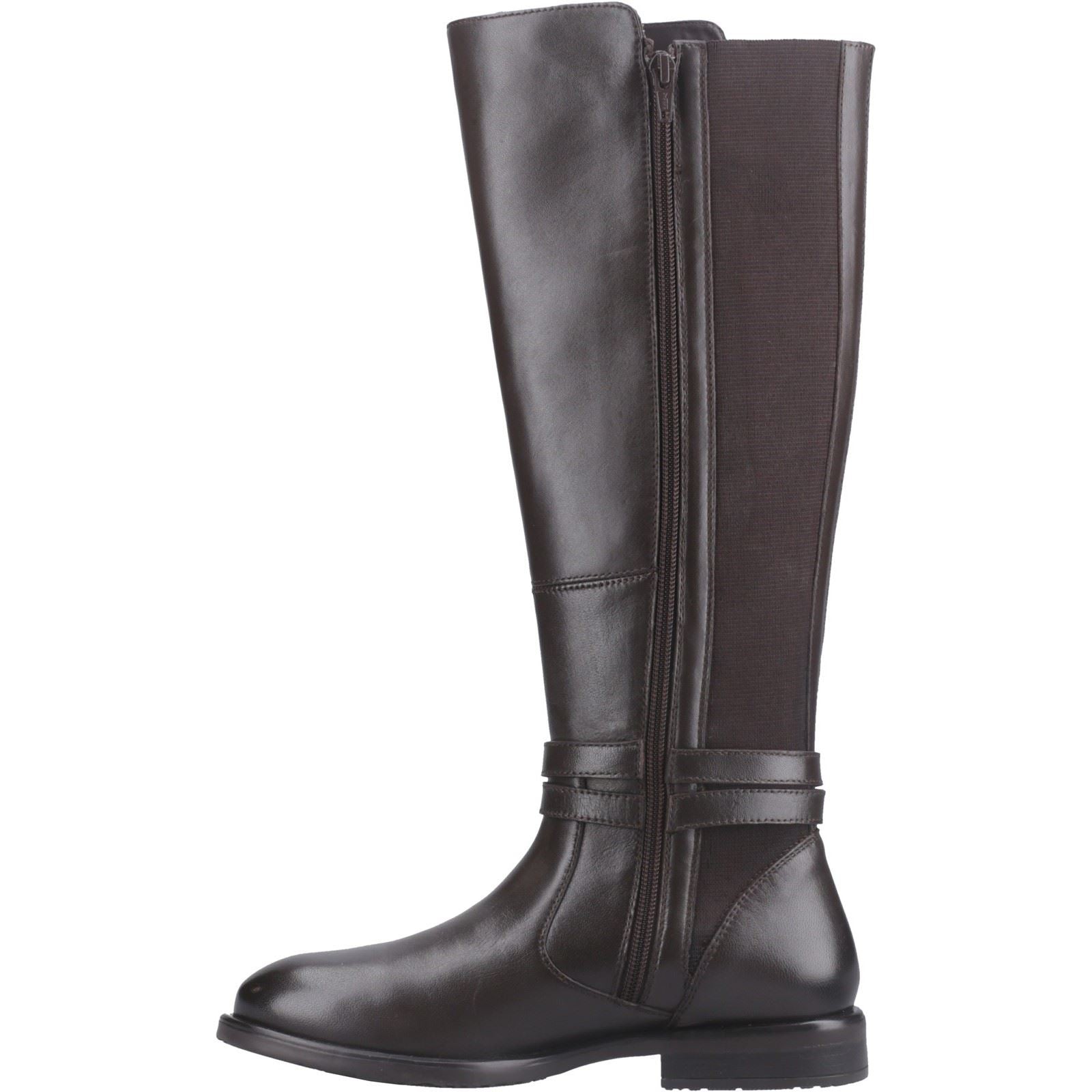 Hush Puppies Victoria Bottes En Cuir Marron Pour Femmes