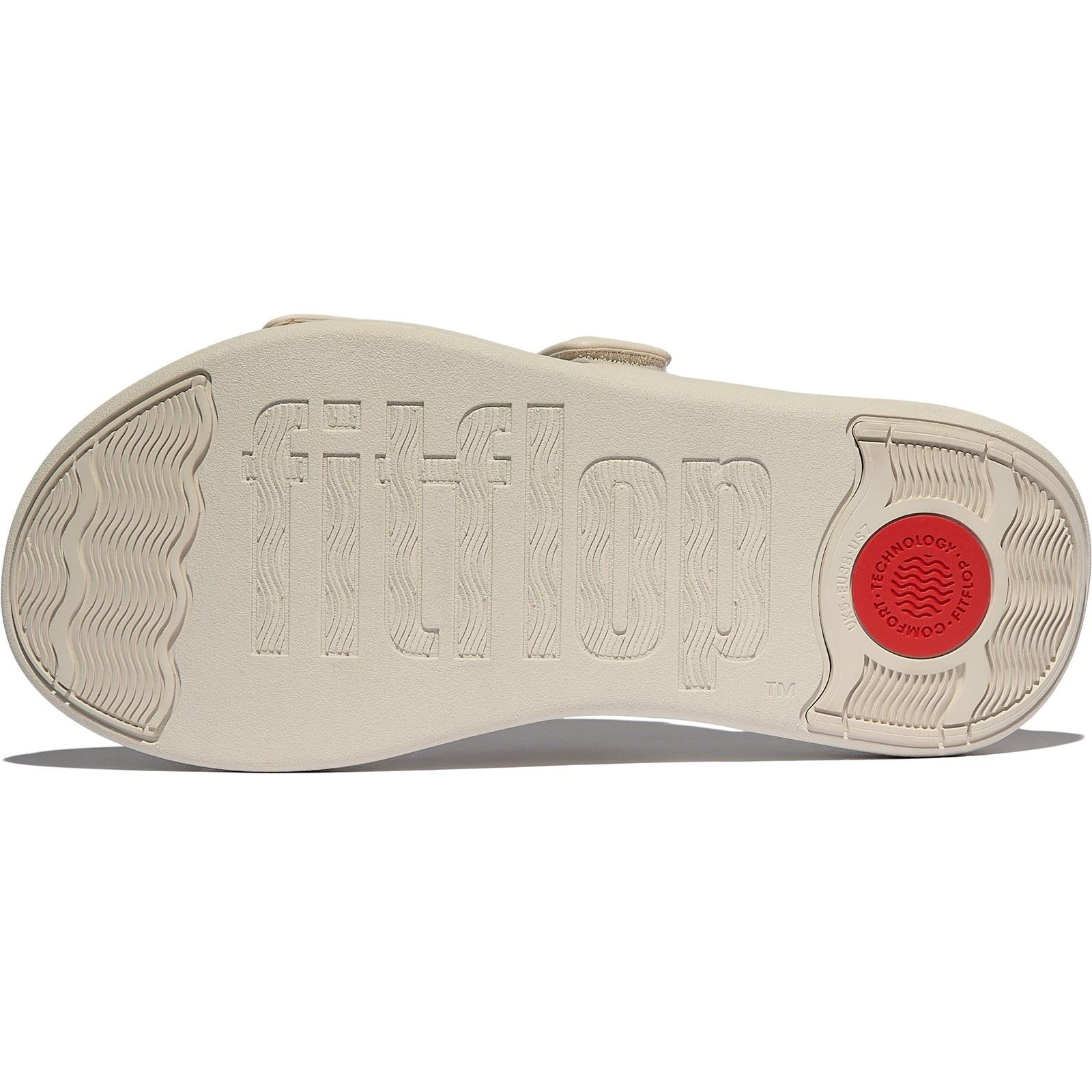 Fitflop F-Mode Go Sandales Beiges Pour Femmes En Polyuréthane Paris