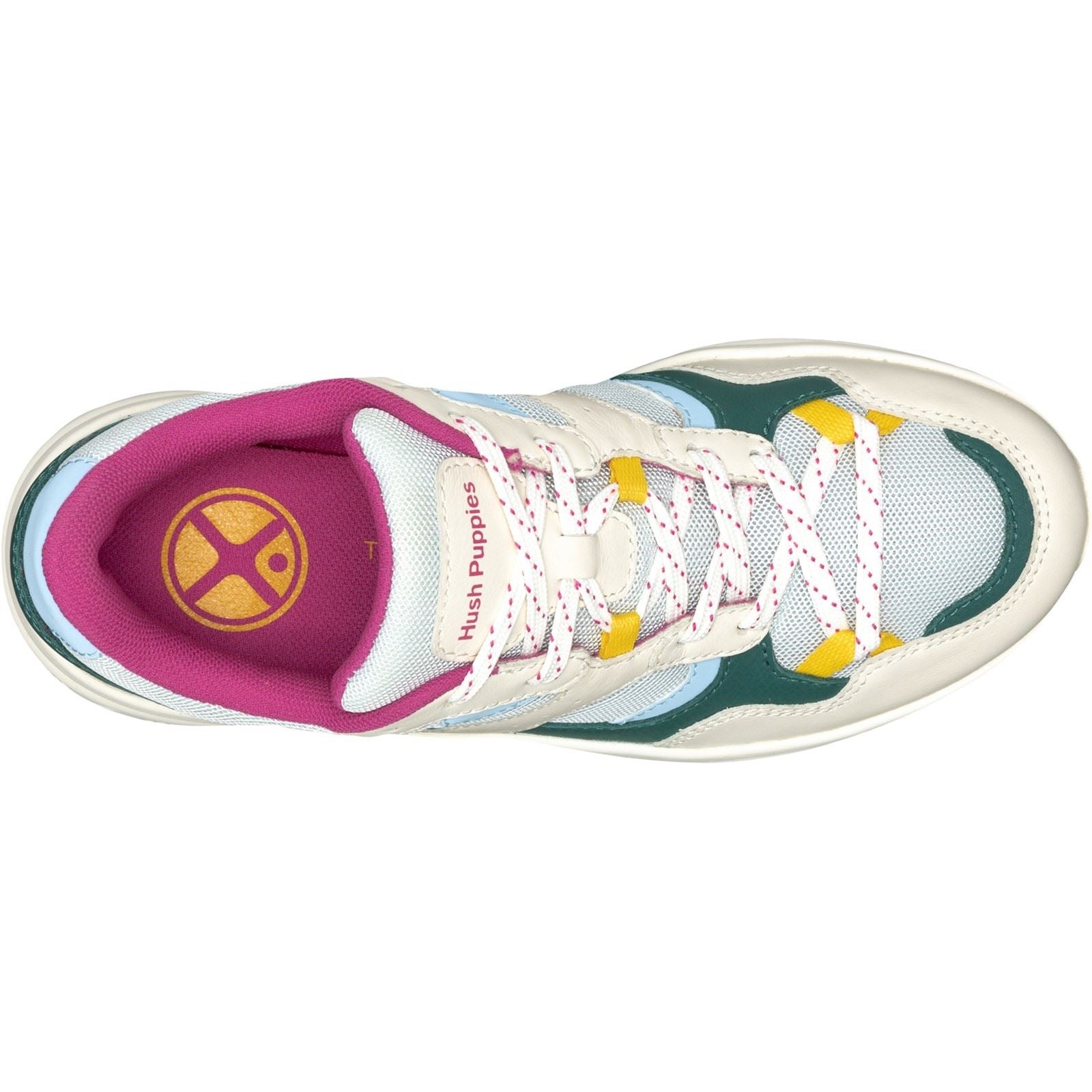 Hush Puppies Movement Baskets En Cuir Pour Femmes De Couleur Sarcelle
