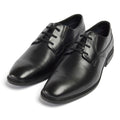 Pod Smyth Chaussures En Cuir Noir À Lacets Pour Hommes