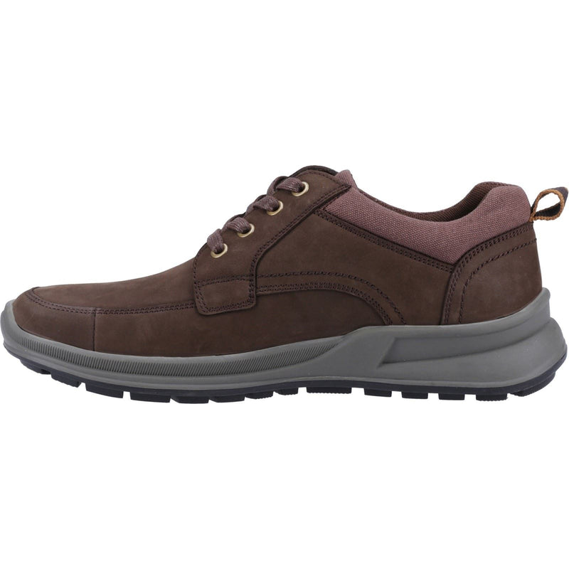 Hush Puppies Adam Chaussures À Lacets Marron Pour Hommes En Nubuck