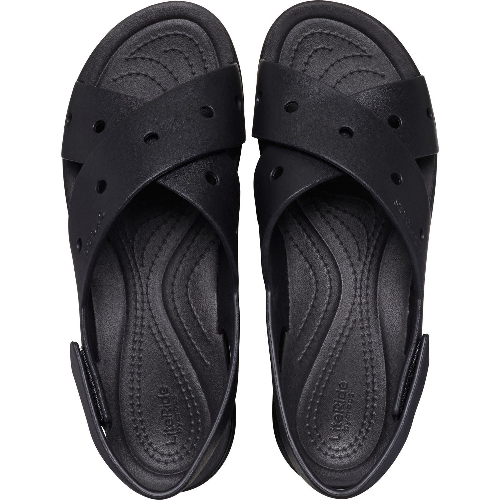 Crocs Brooklyn 4U Sandales Noires Pour Femmes En Eva