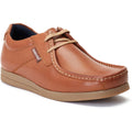 Base London Event Chaussures À Lacets Pour Hommes En Cuir Tan
