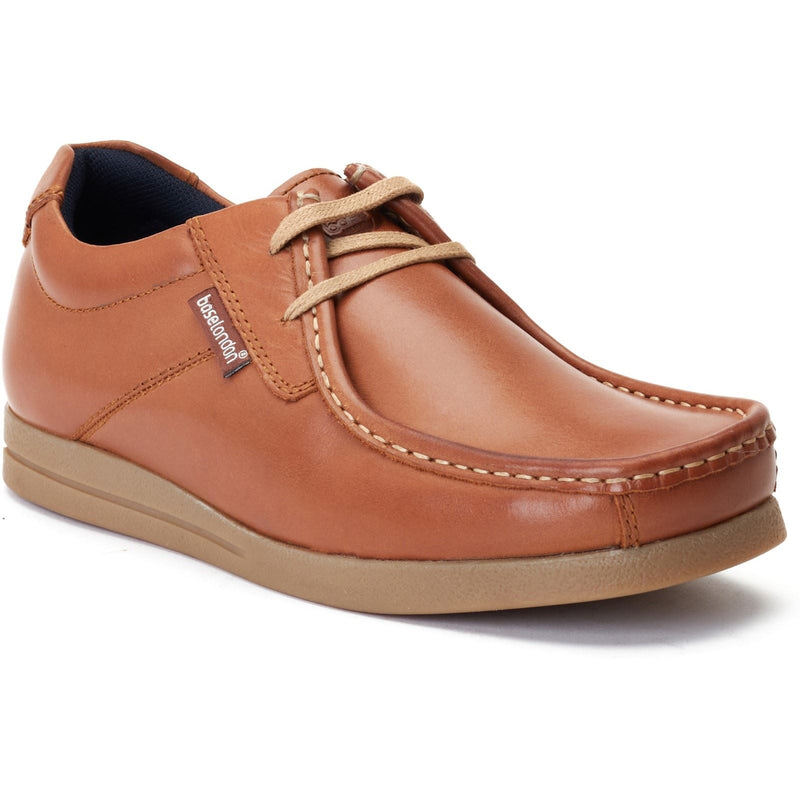 Base London Event Chaussures À Lacets Pour Hommes En Cuir Tan