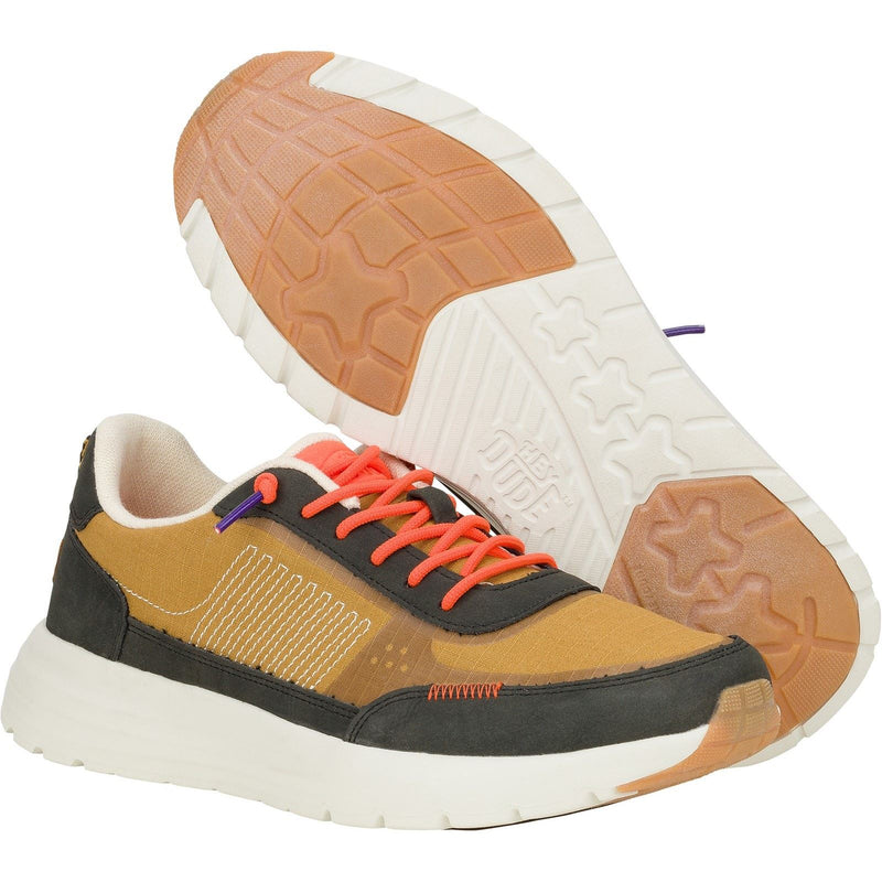 HEYDUDE Sirocco Alta Hype Baskets En Nylon Pour Hommes En Noyer