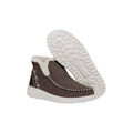 HEYDUDE Denny Wool Faux Shearling Bottes Pour Femmes En Noyer