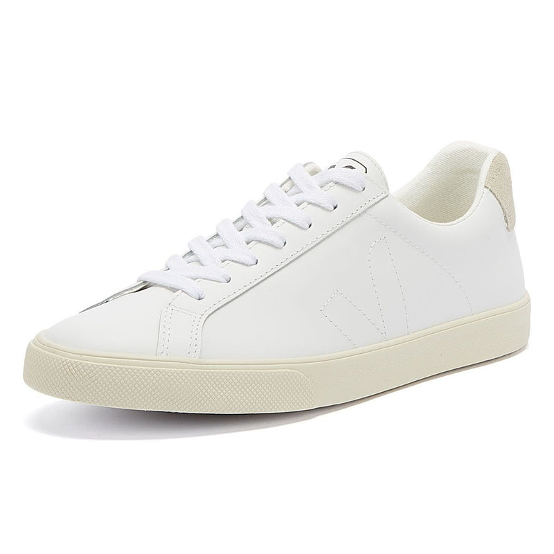 Veja Esplar cuir baskets blanches pour hommes