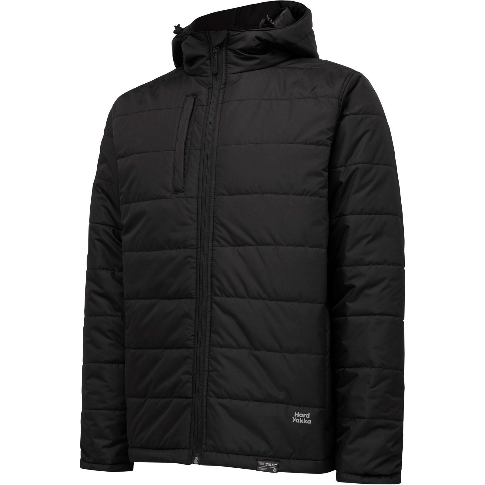Hard Yakka Puffa 2.0 Veste Matelassée Noire Pour Hommes