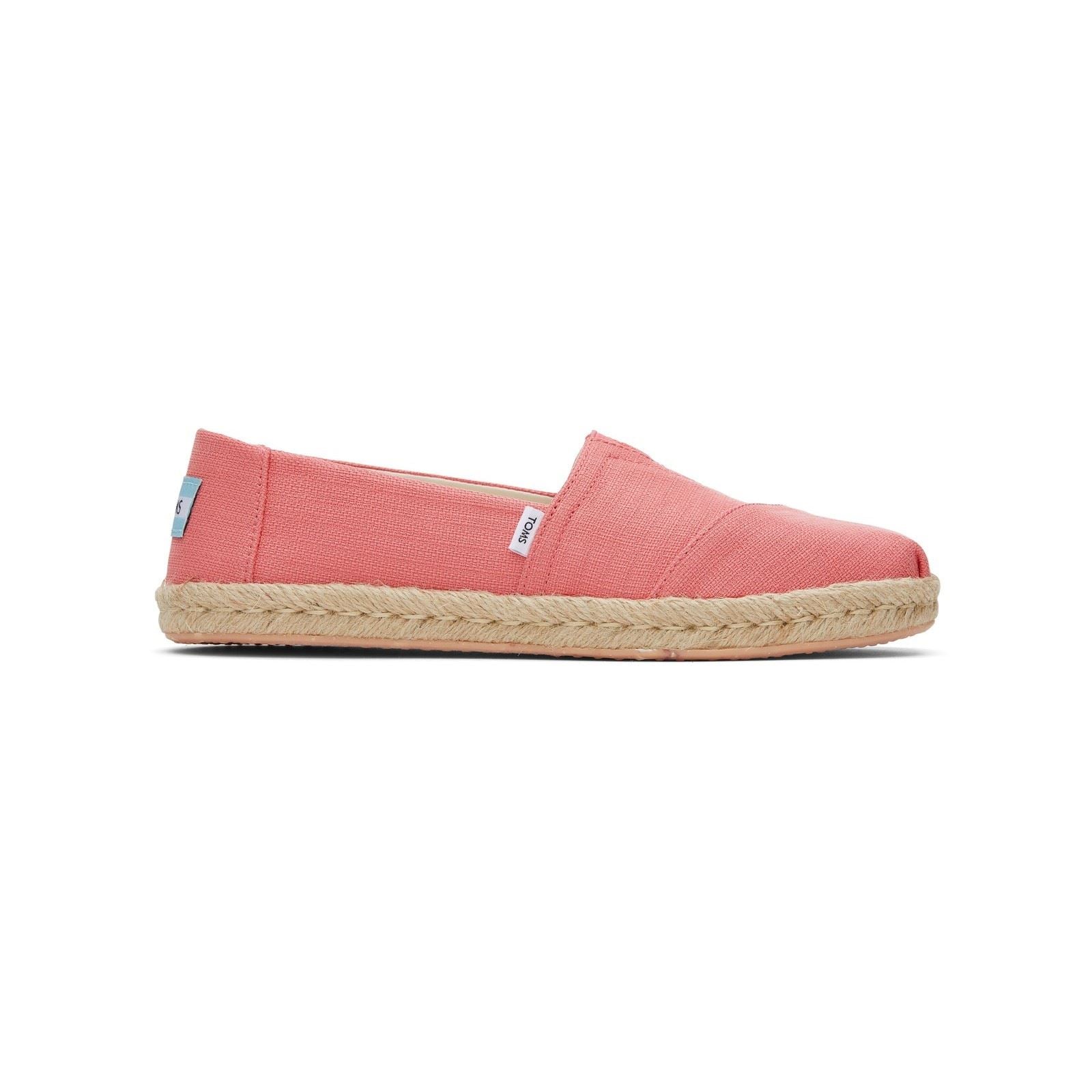 TOMS Alpargata Rope Espadrilles En Lyocell Pour Femme De Couleur Pêche