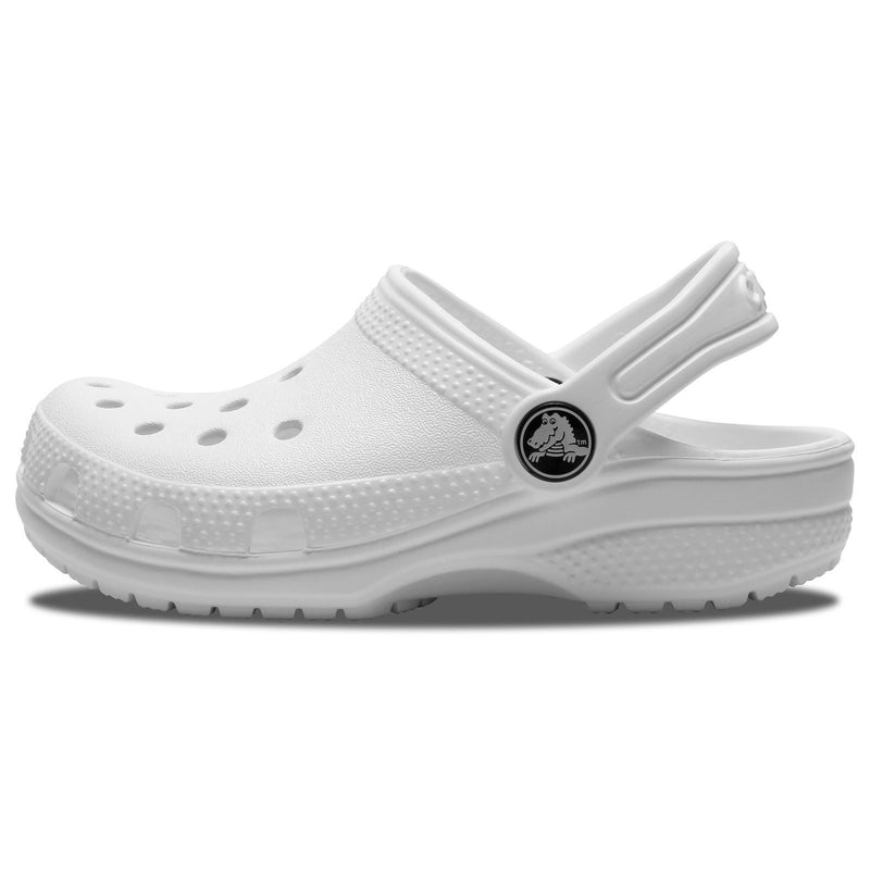 Crocs Kids' Classic Clog Mocassins Blancs En Thermoplastique