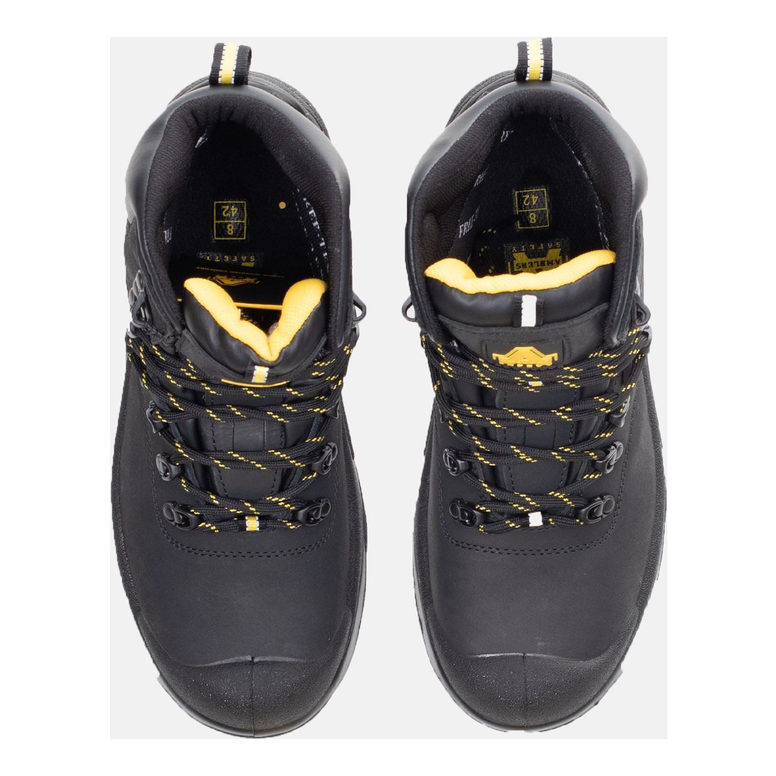 Amblers Safety Bottes De Sécurité En Cuir Noires Fs198