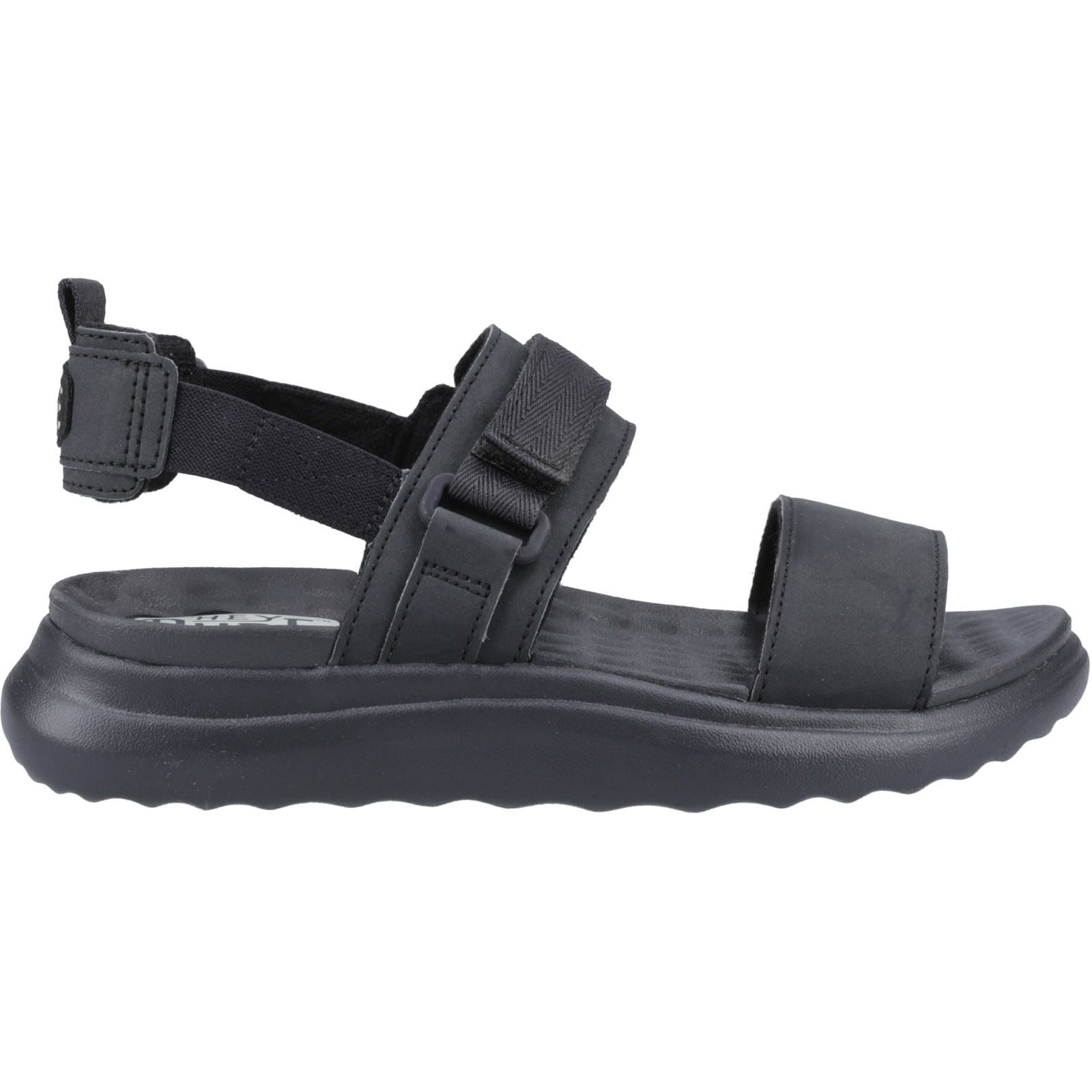 HEYDUDE Collins Mono Sport Sandales Noires Pour Femmes