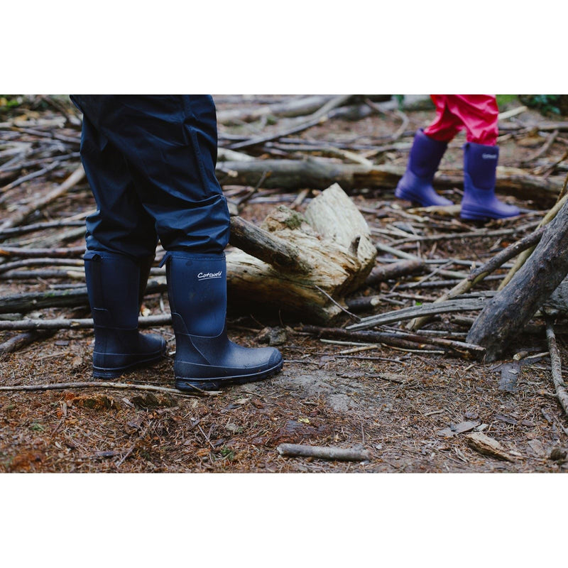 Cotswold Hilly Neoprene Tpr+neoprene Bottes En Caoutchouc Pour Enfants Unisexe Bleu Marine