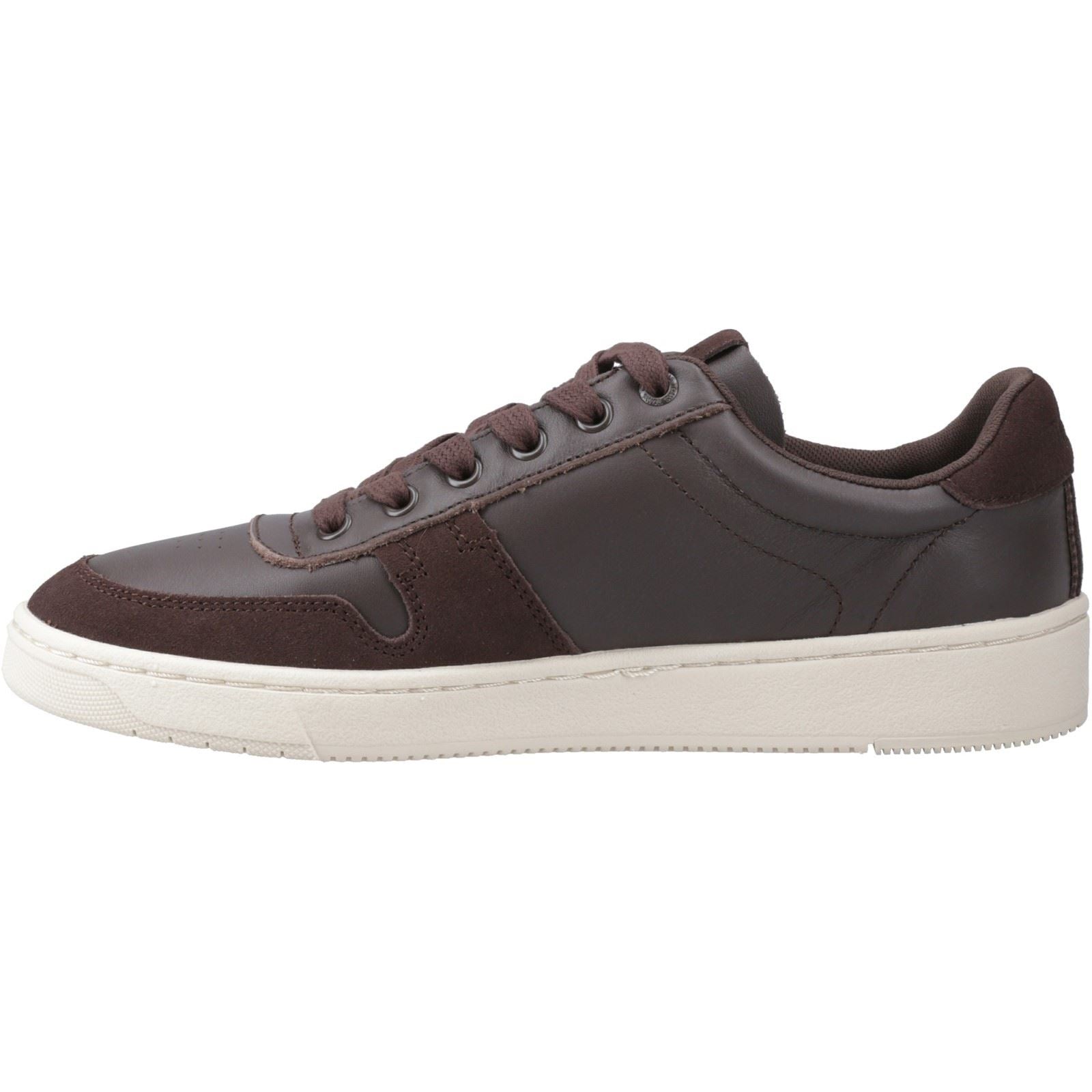 TOMS TRVL Lite Court Baskets En Cuir Marron Pour Hommes