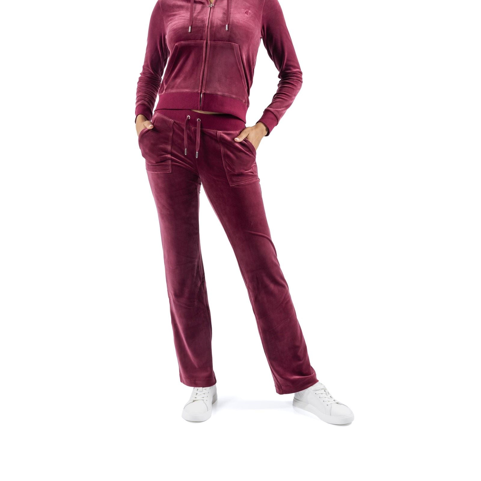 Juicy Couture Del Ray Pant Jogging Femme Rouge En Polyester