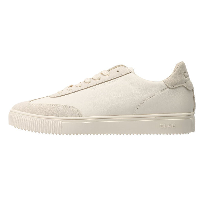 Clae Deane Baskets Blanches En Cuir Pour Hommes