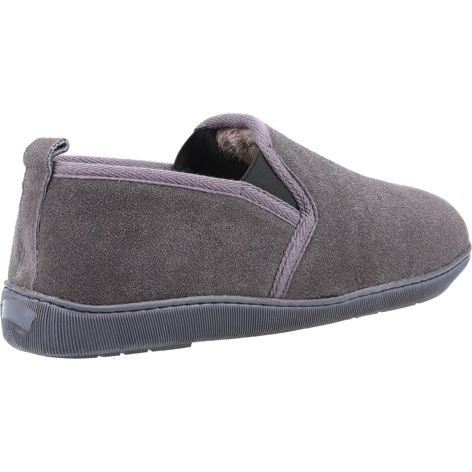 Hush Puppies Arnold Chaussons Homme Gris En Daim