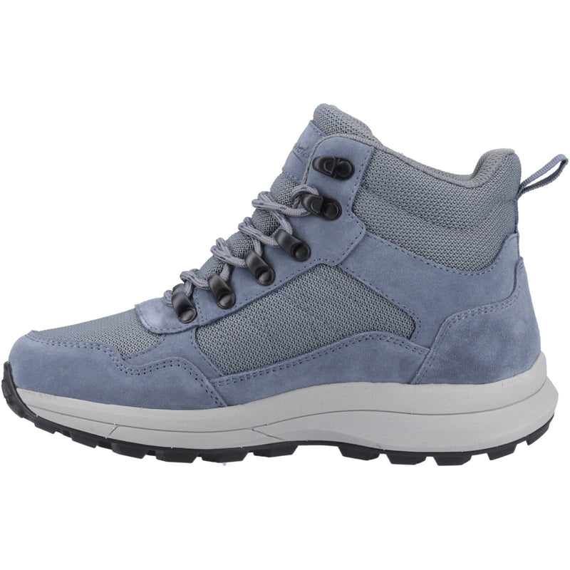 Cotswold Oddington Bottes De Randonnée Bleues En Mesh Pour Femme