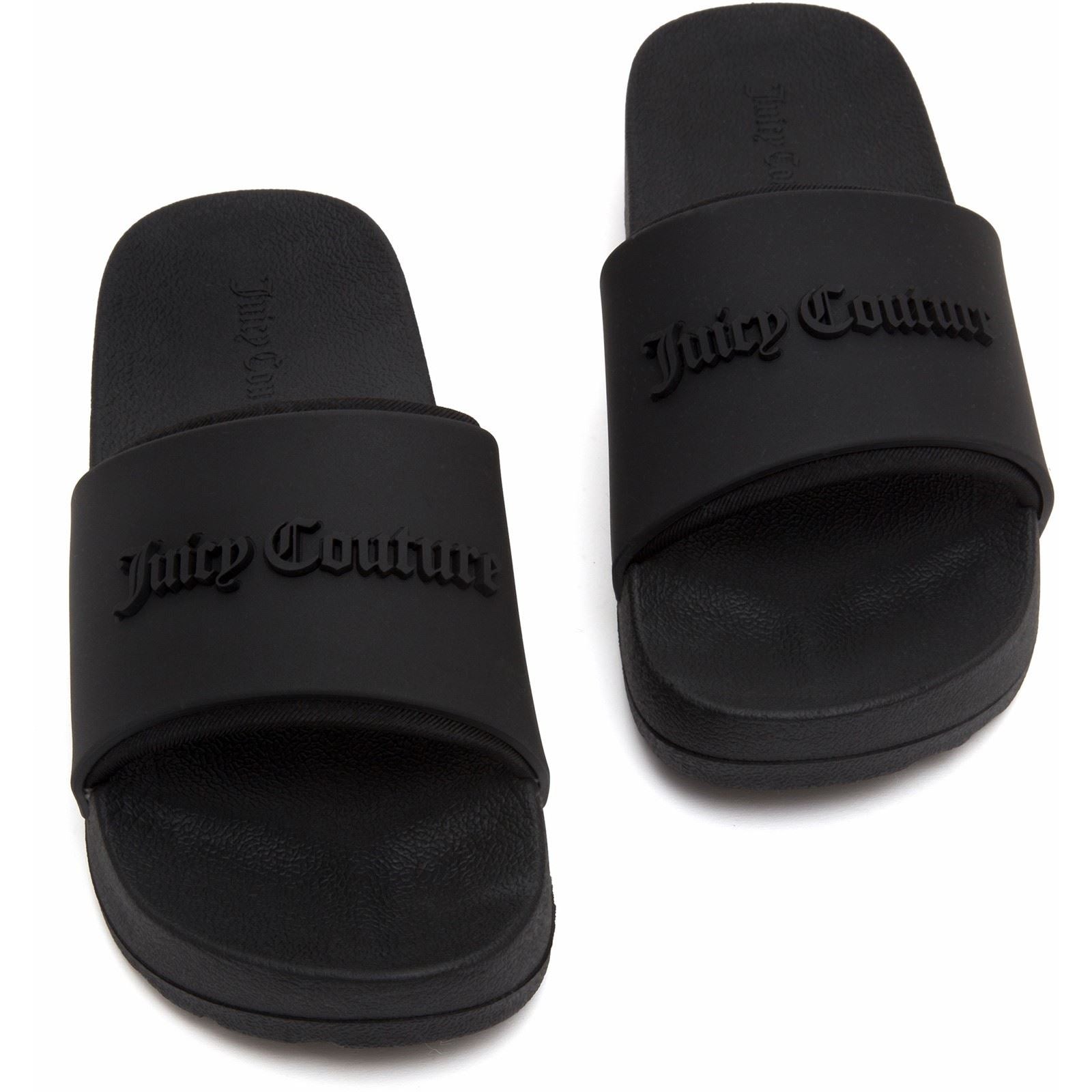 Juicy Couture BREANNA Sandales Noires Pour Femmes En Caoutchouc