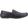 Hush Puppies Ralph Chaussures Bateau En Cuir Pour Hommes, Bleu Marine