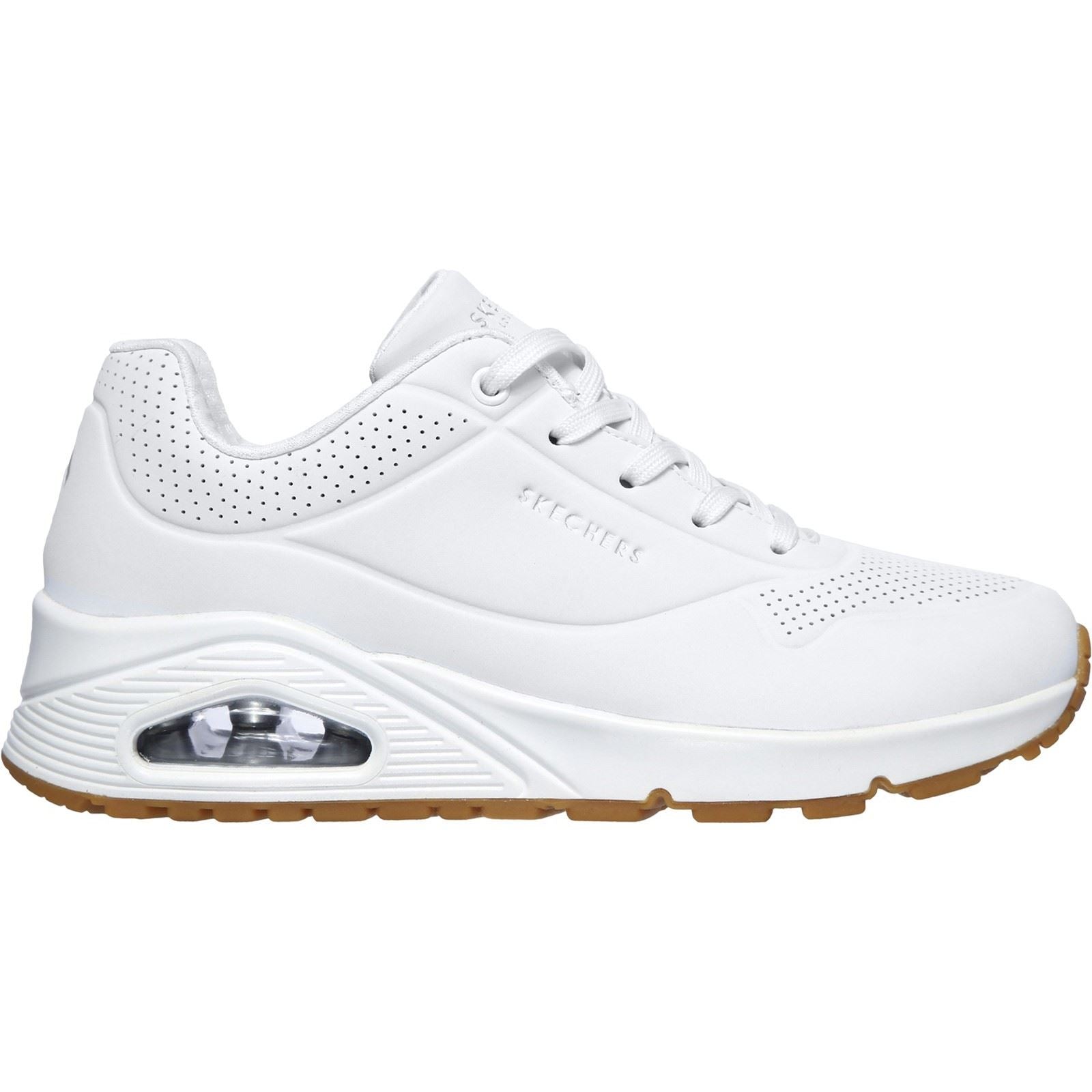 Skechers Uno Stand on Air Baskets Blanches Pour Femmes En Matière Synthétique