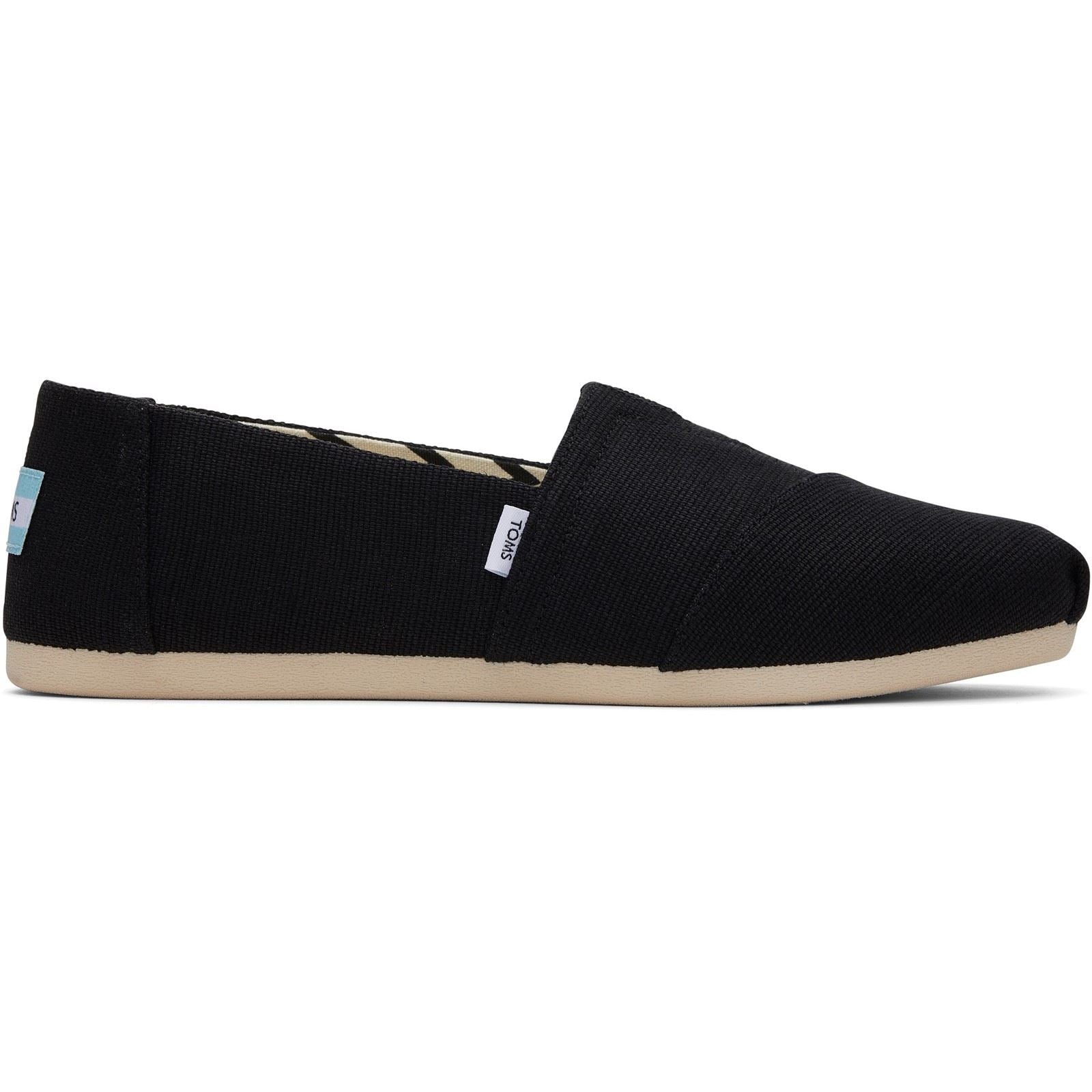 TOMS Alpargata Classic Espadrilles Noires En Coton Pour Femmes