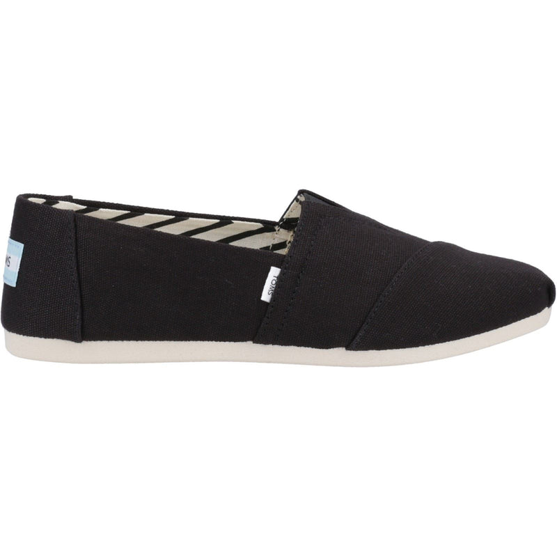 TOMS Alpargata Espadrilles Noires Pour Femmes En 100% Coton