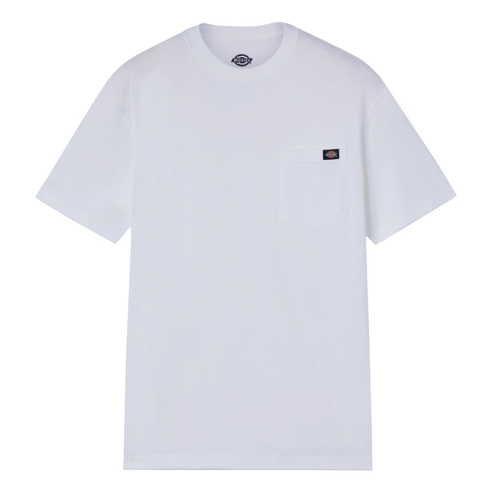 Dickies Short Sleeve T-Shirts Blancs En Coton Pour Hommes