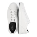 Ben Sherman Ace Cupsole Baskets Blanches En Cuir Pour Hommes