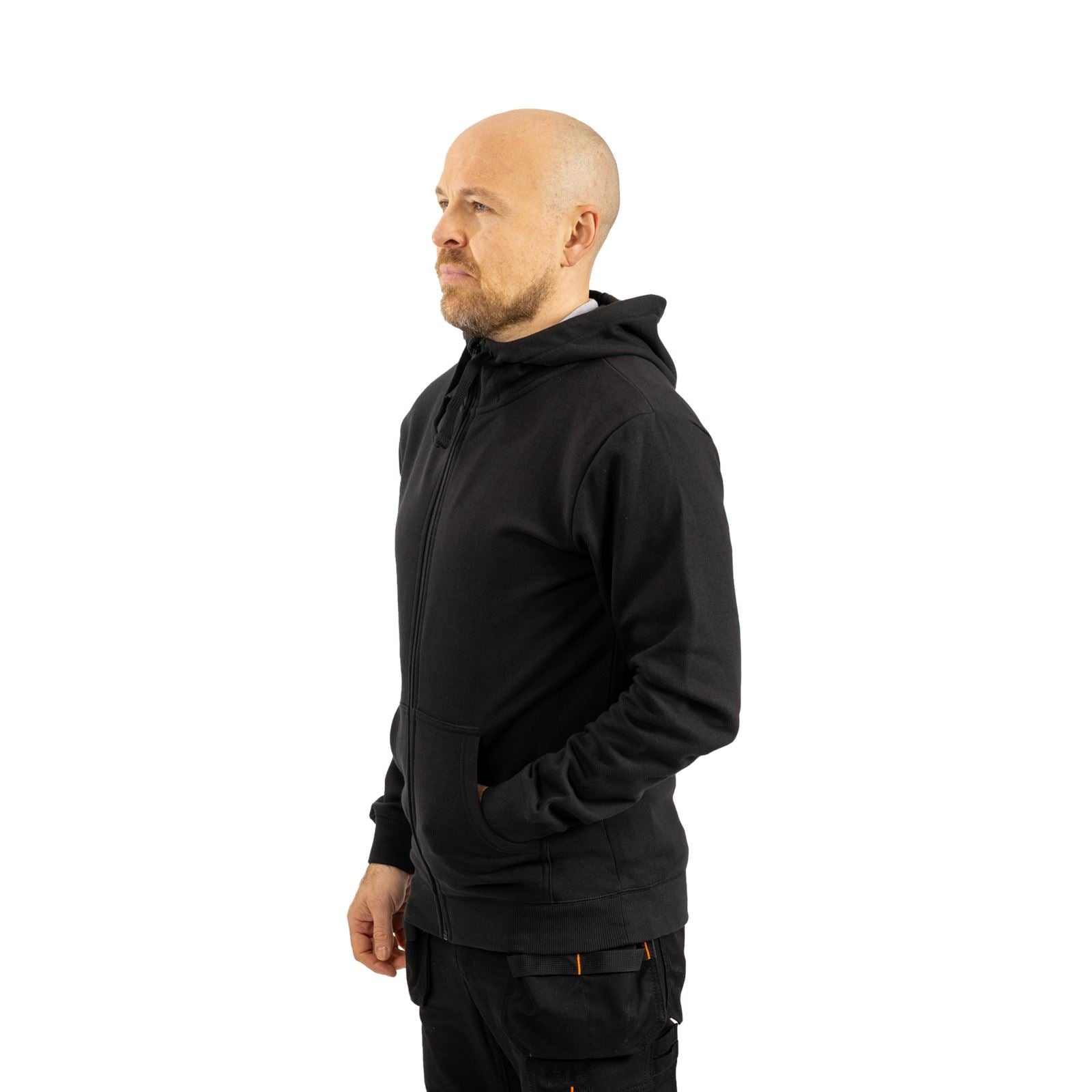 Helly Hansen Workwear Manchester Zip Sweatshirt À Capuche Noir En Coton Pour Homme