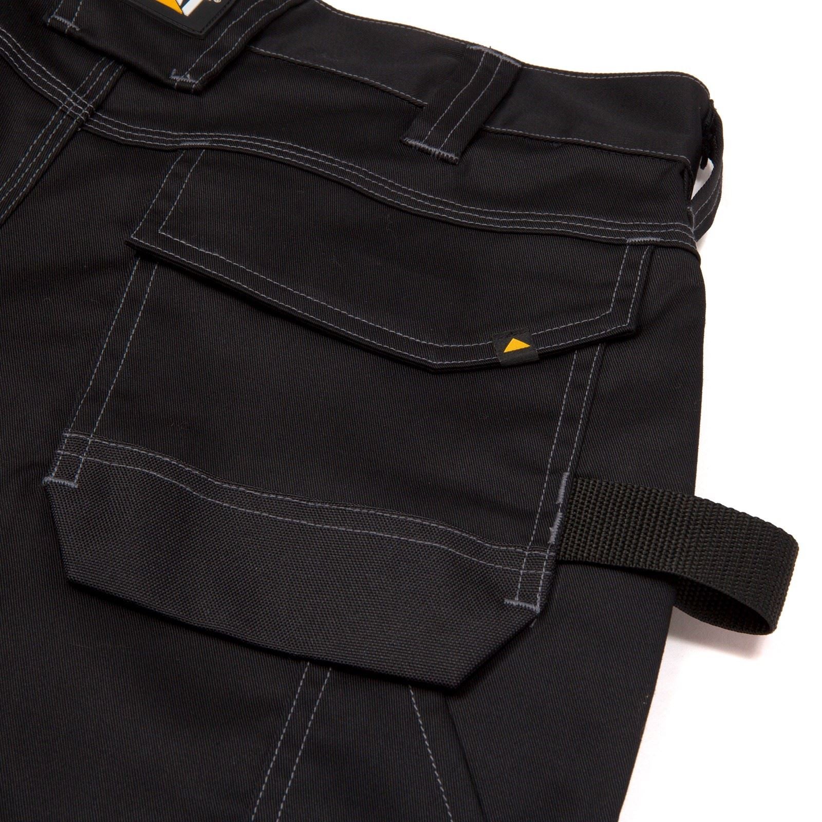 Caterpillar Essential Knee Pocket Stretch Holster Pantalons De Plein Air Pour Hommes En Polyester Noirs