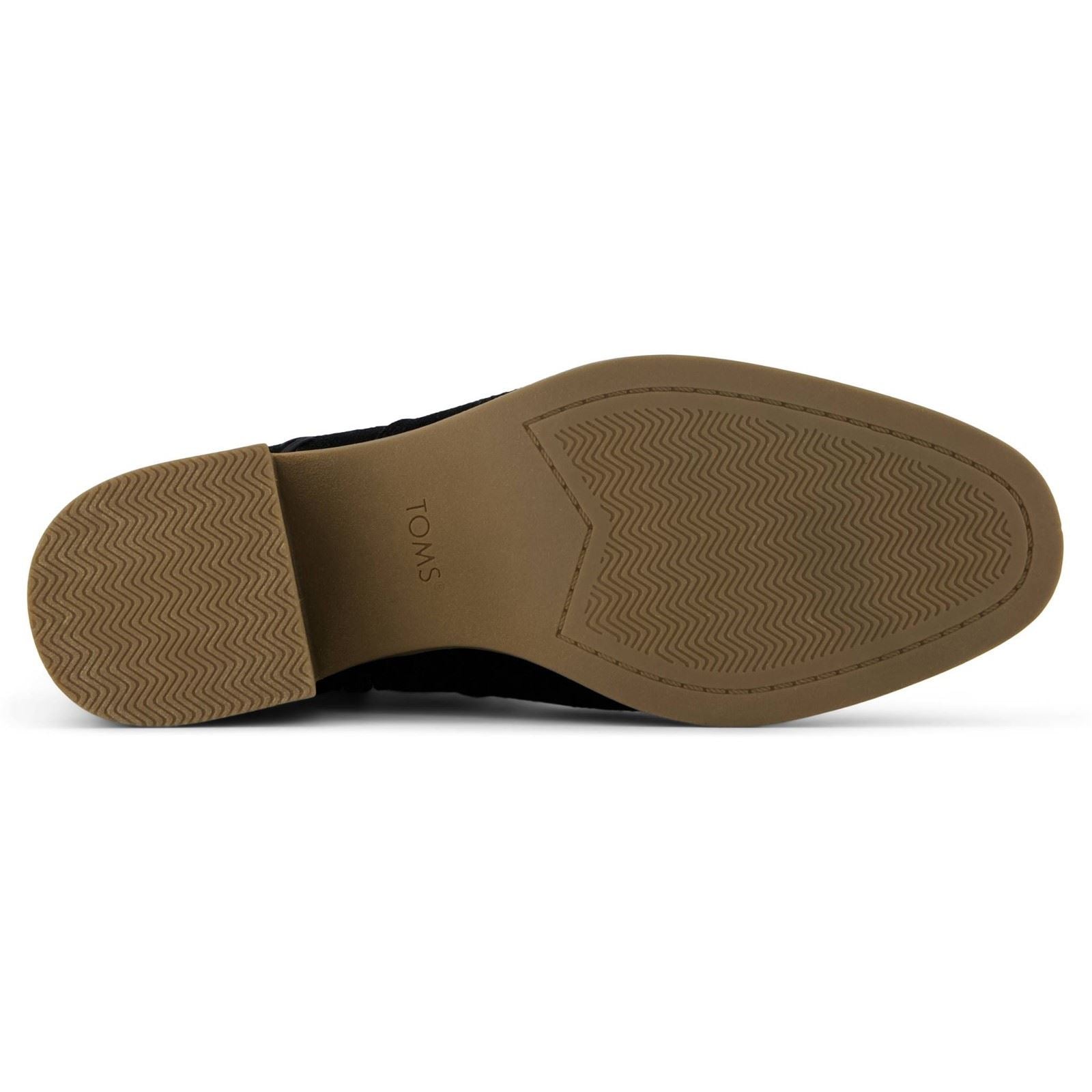 TOMS Delilah Heeled Bottines À Talons Noires Pour Femmes Suède