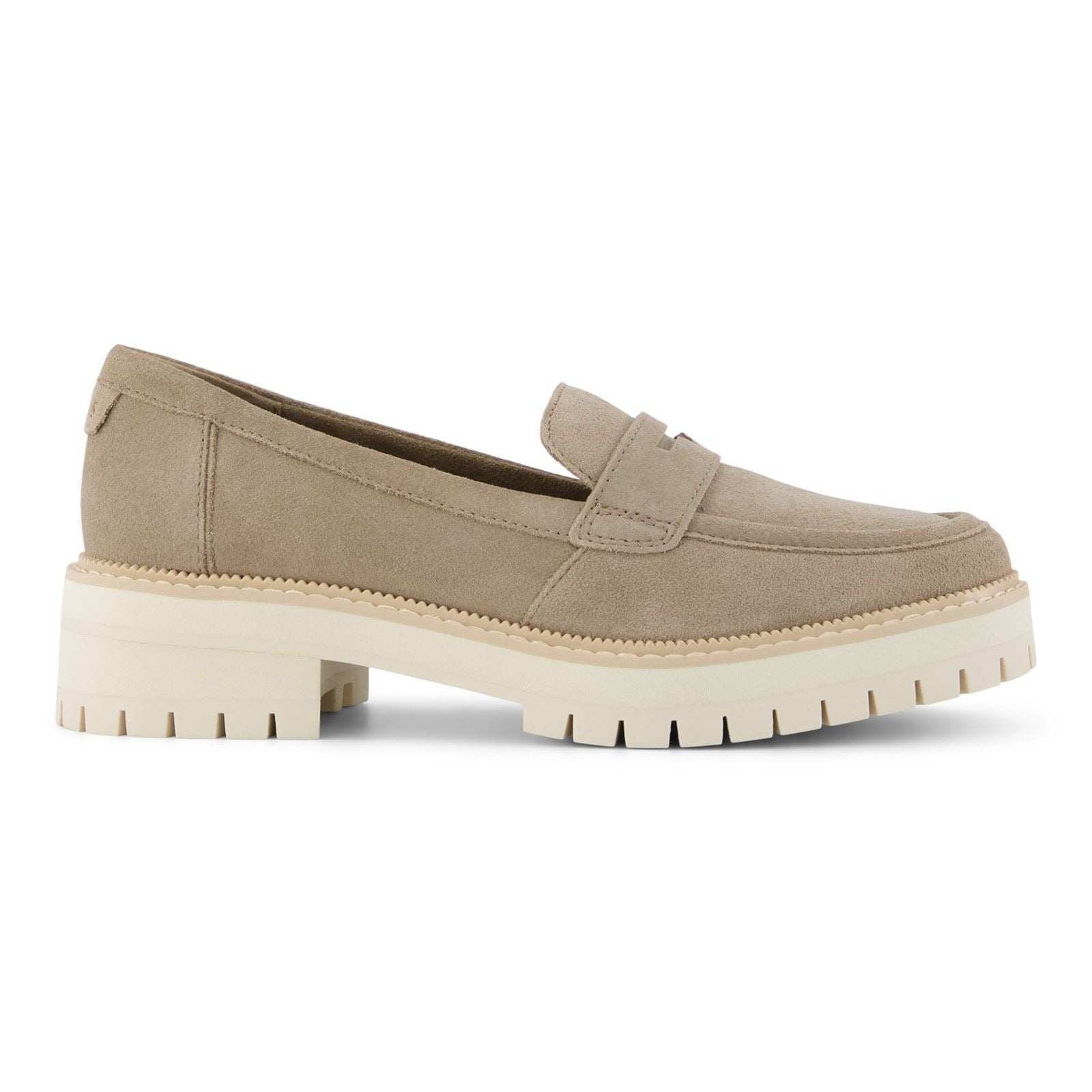 TOMS Cara Mocassins Dune En Cuir Pour Femmes