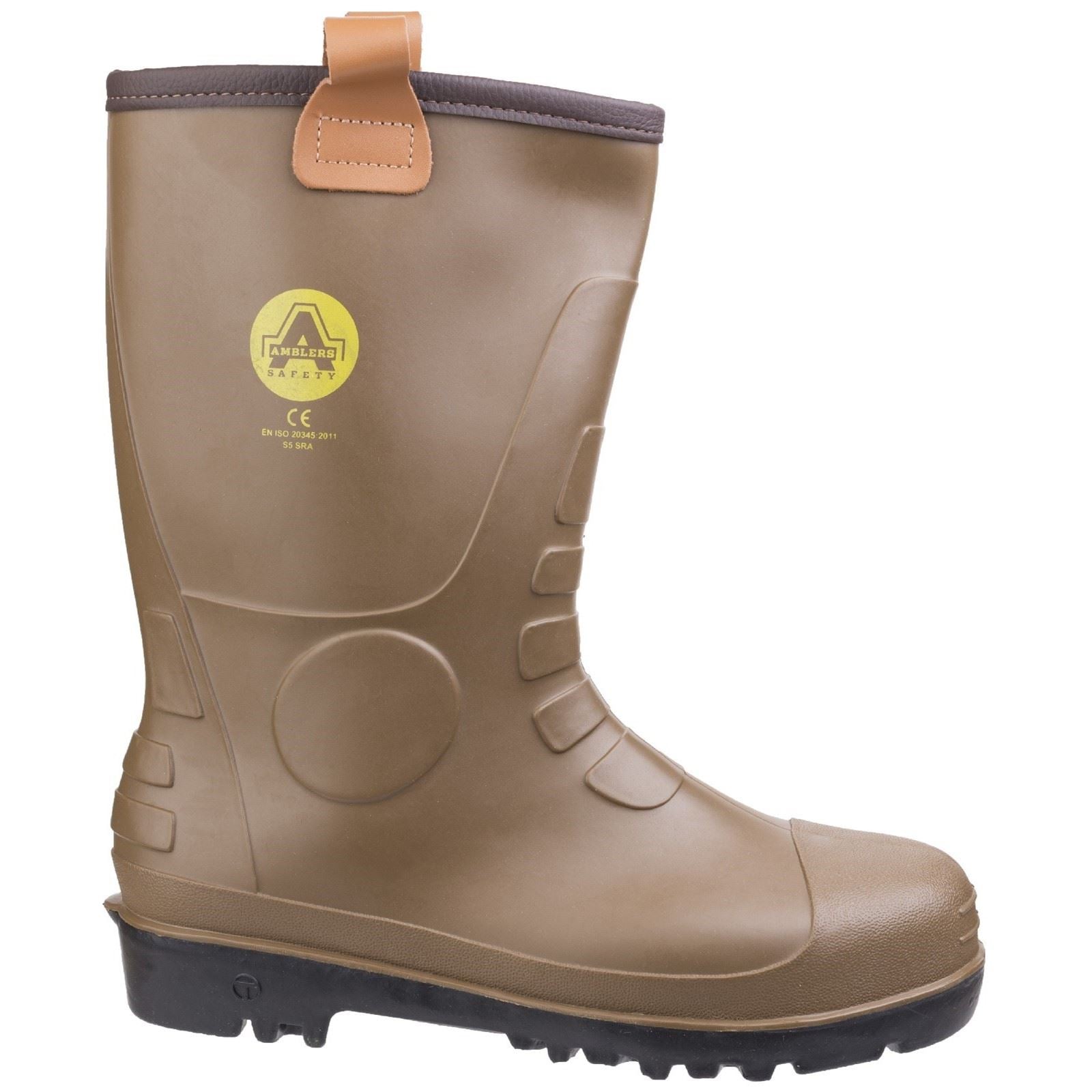 Amblers Safety Bottes De Wellington En Pvc Tan Fs95