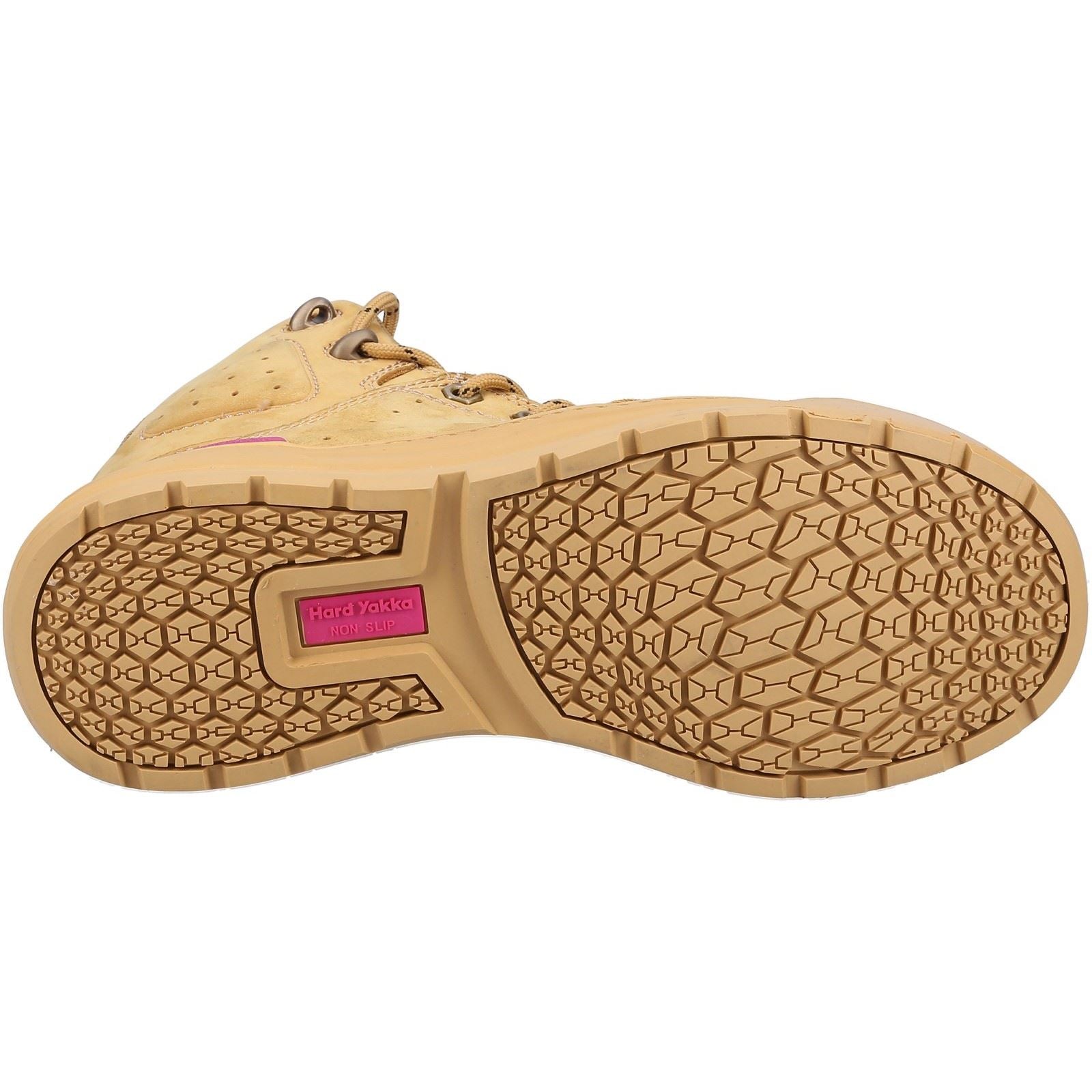 Hard Yakka Bottes De Sécurité En Cuir Avec Dentelle Pour Femme En Blé Trois Mille Cinquante-Six