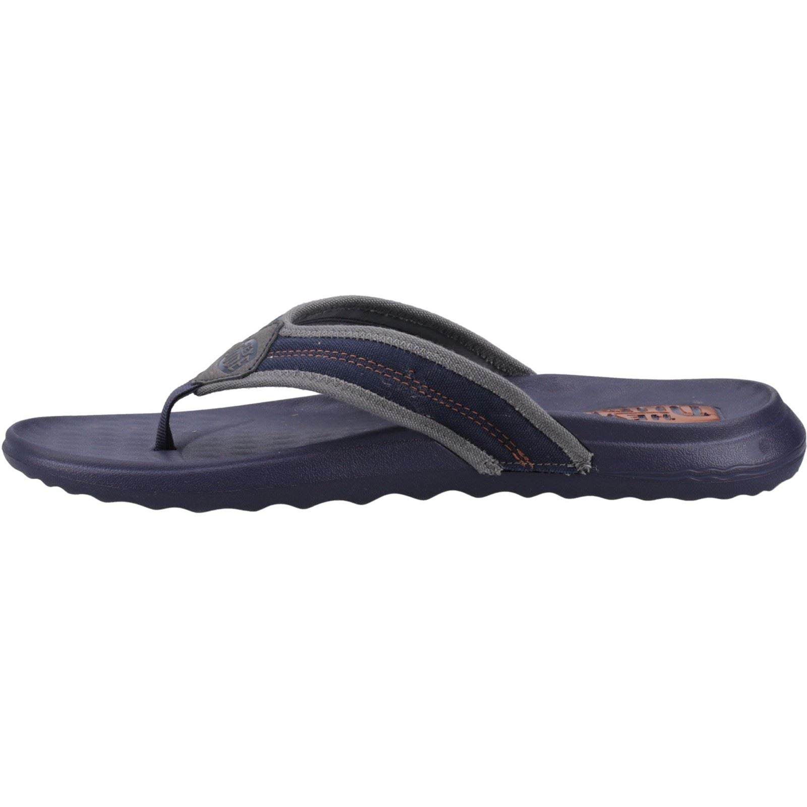 HEYDUDE Myers Flip Sport Mode Sandales Pour Hommes En Bleu Marine/Bleu Marine