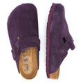 Birkenstock Sabots En Daim Violet De Boston