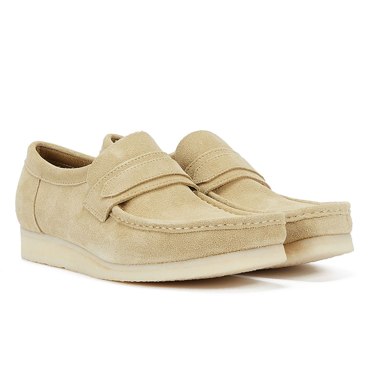 Clarks Originals Wallabee Mocassins En Daim D'érable Pour Hommes