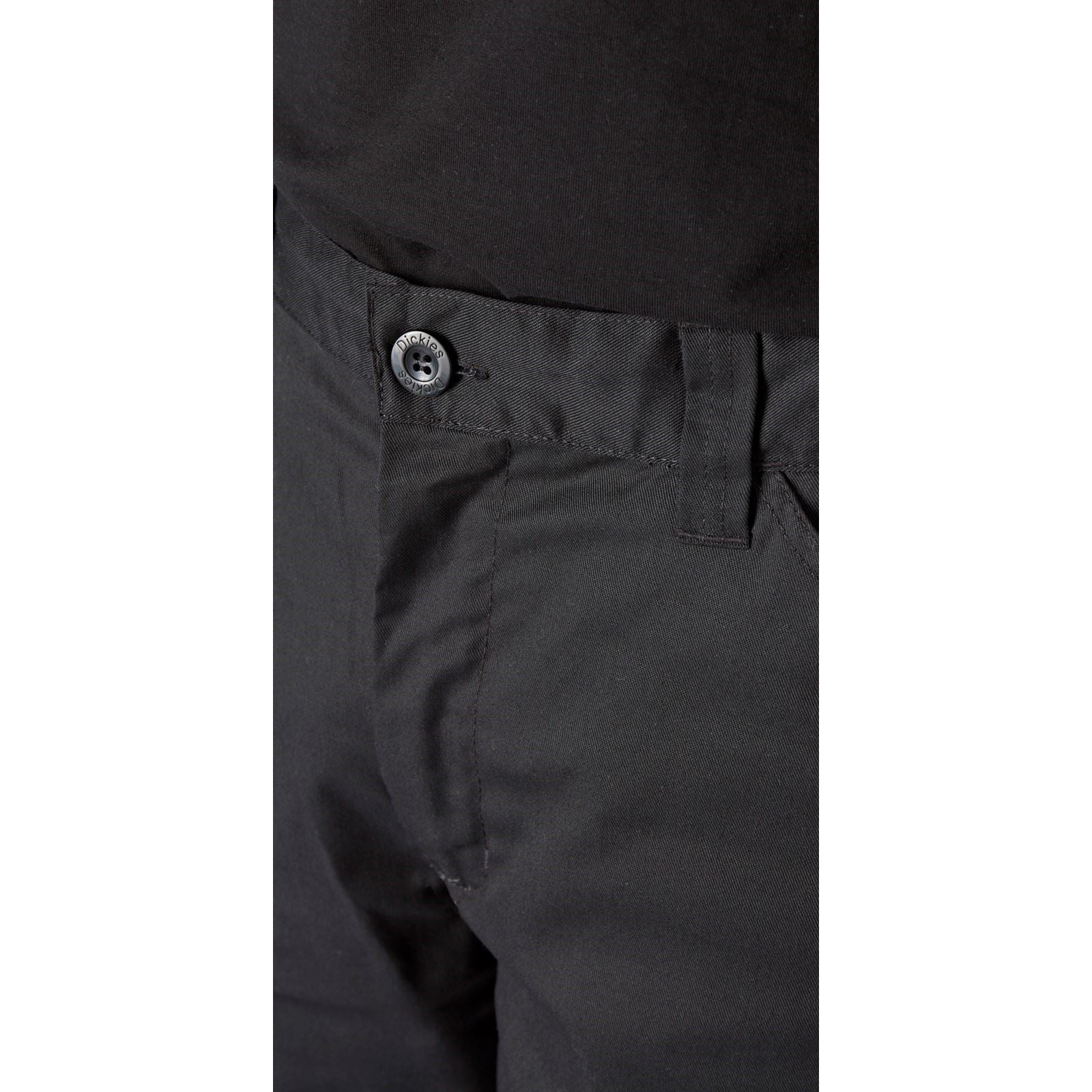 Dickies Everyday Shorts Noirs En Polyester Pour Hommes Longueur Genou