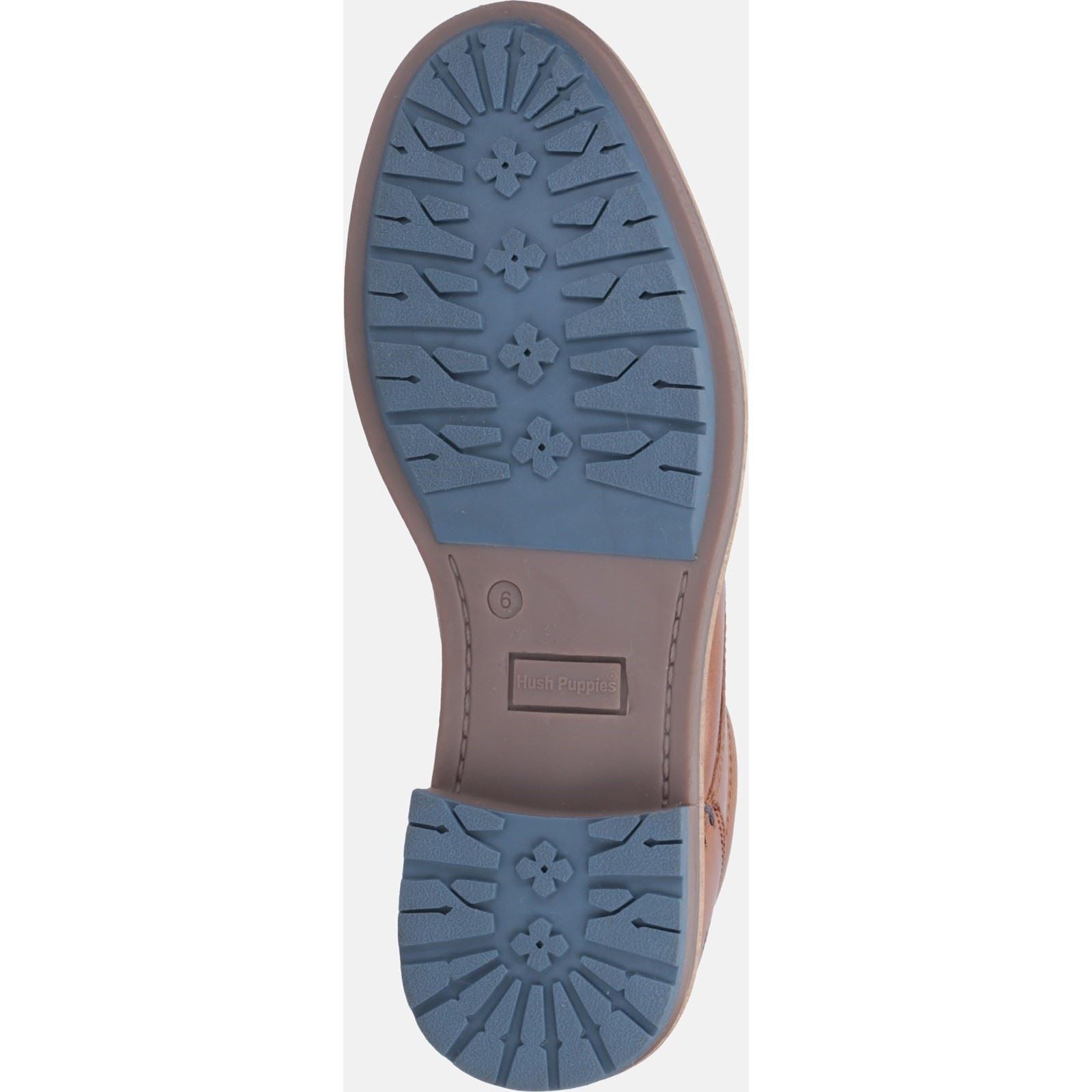 Hush Puppies Julian Chaussures En Cuir Pour Homme À Lacets De Couleur Beige