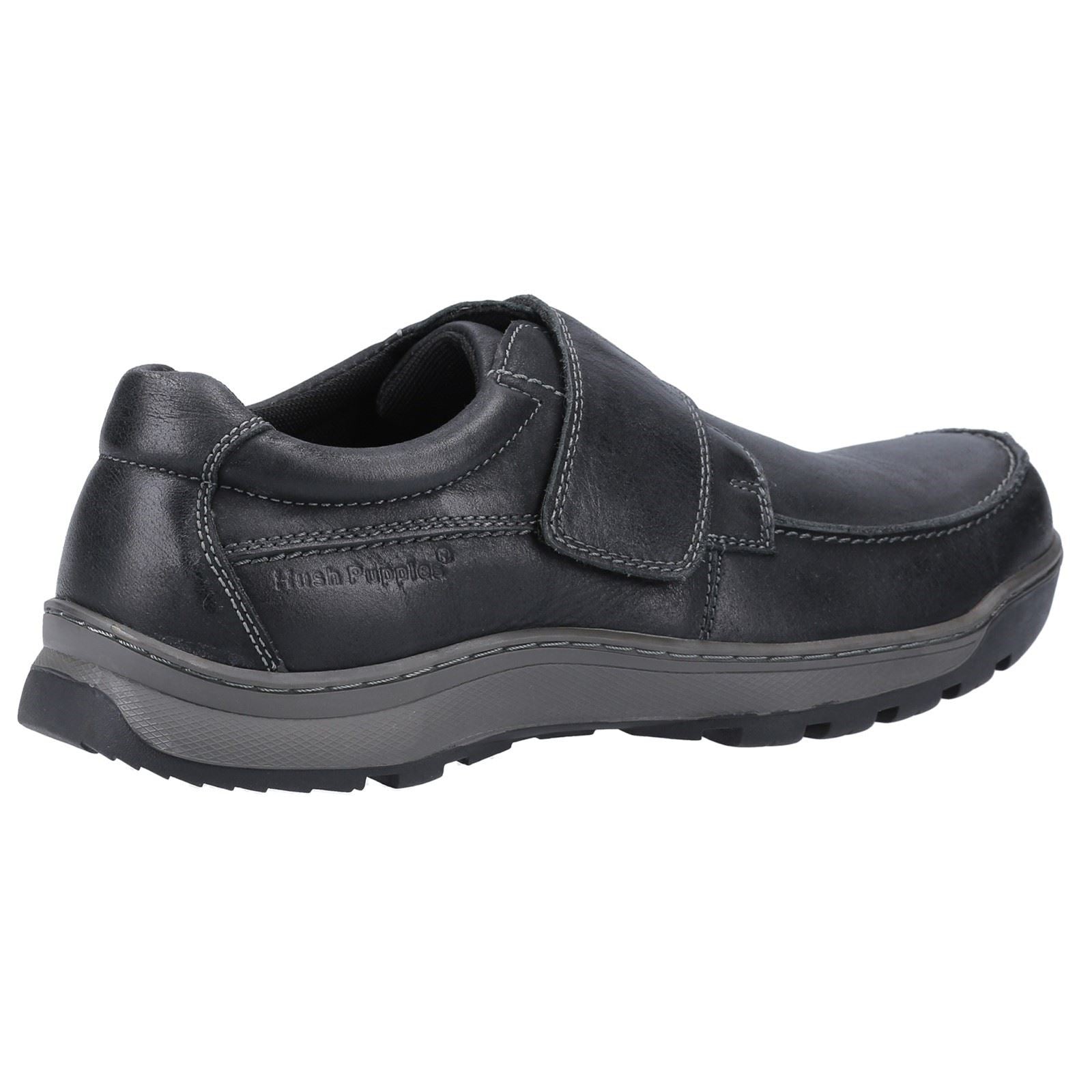 Hush Puppies Casper Mocassins Noirs En Cuir Pour Hommes