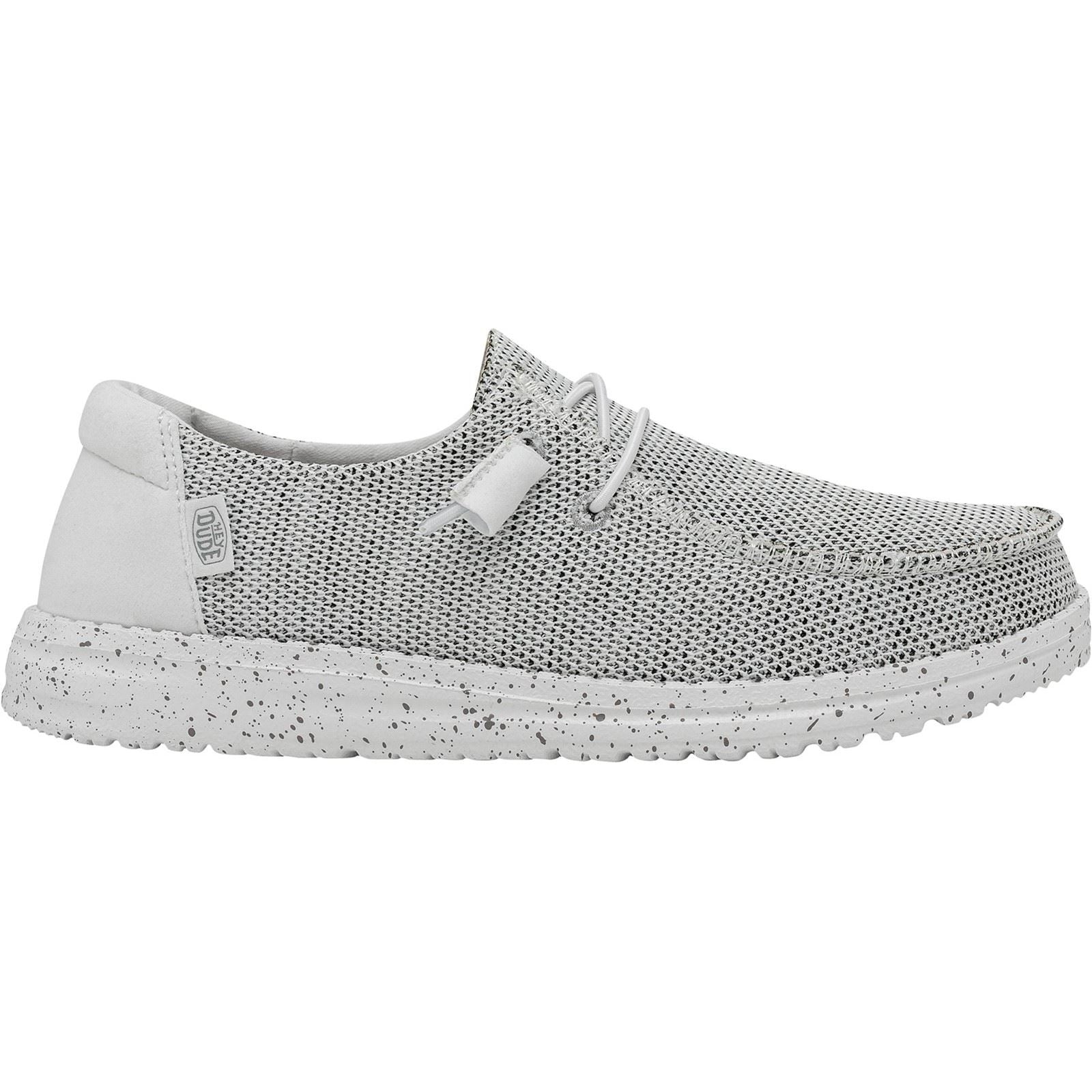 HEYDUDE Wendy Sox Mocassins Blancs En Pierre Pour Femmes